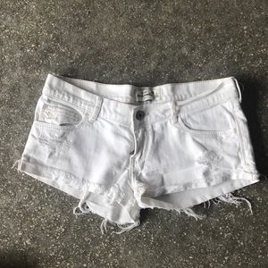 Abercrombie Kids Distressed Denim Shorts